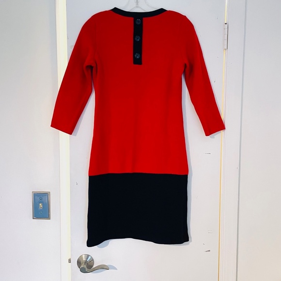 Banana Republic, Red and Navy Dress XS - Picture 4 of 4